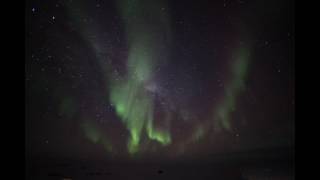 View of the Aurora Australis seen from Dumont DUrville Station Antarctica [upl. by Ahterod188]