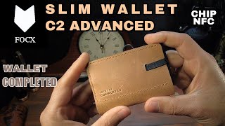 FOCX C2 ADVANCED SLIM WALLET  CARTERA MINIMALISTA MONEDERO Y CHIP NFC PROGRAMABLE 😲 [upl. by Ilsel246]