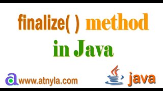 FINALIZE METHOD IN JAVA CONCEP OF GARBAGE COLLECTION [upl. by Karlise]