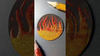 🔥 BRILLIANT FLAME OF FIRE 🔥 ABSTRACT 🔥 abstract glitter flame fire satisfying art shorts [upl. by Ellmyer]