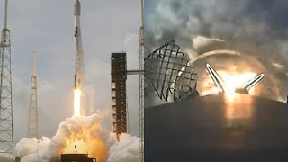 SpaceX Starlink 191 launch and Falcon 9 first stage landing 5 September 2024 [upl. by Aihppa]