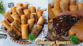 LUMPIA ISI Pisang Coklat Keju [upl. by Ahearn]