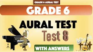 Grade 6 Sample Aural Test 8 with Answer for Music Exams [upl. by Erdnael280]