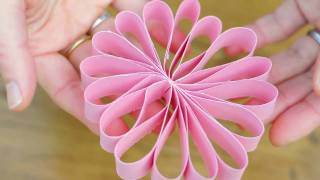 How to make a hanging paper decoration [upl. by Jacquenette]