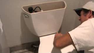 The toilet from hellremoving the toilet tank [upl. by Huldah]