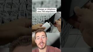 Charger un téléphone avec 100 adaptateurs 🤔 [upl. by Nawuj]