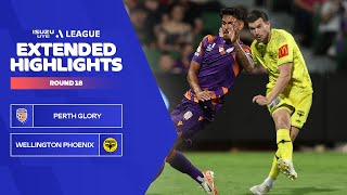 Perth Glory v Wellington Phoenix  Extended Highlights  Isuzu UTE ALeague 202324  Round 18 [upl. by Beau14]