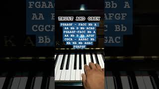 Trust and Obey  Easy Piano Tutorial [upl. by Yanehc]