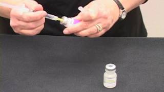 Mixing Medication demonstration [upl. by Kerad]