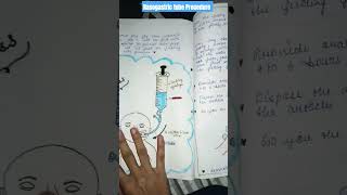 Nasogastric tube procedure nasogastric tube childhealthnursing procedure gnm nursesnotes [upl. by Ima]