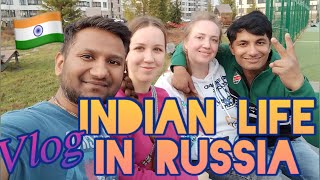 How Indians live in Russia 🇮🇳♥️🇷🇺 VLOG by Roma KAIRON [upl. by Annasoh443]