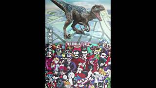 Alloraptor vs Fnf verse debate 1v1 jurassicworldalive fridaynightfunkin edit [upl. by Marj]