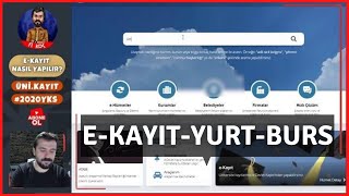 Adım Adım EKAYIT Nasıl Yapılır  Üniversite Kayıt Başvuruları 2020yks [upl. by Reahard]