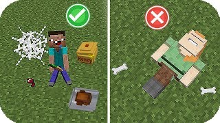 2 NOOB FLACOS VS 2 NOOB GORDOS ¿QUE ES MEJOR MINECRAFT TROLL [upl. by Akemahs]