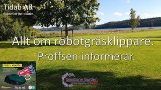 Allt om robotgräsklippare Tidab Robomow Belrobotics gräsklippare gräsmatta trädgård bäst i test Råd [upl. by Elo]