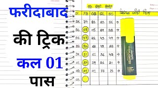 faridabadghaziybadsinglejodi sattaking faridabad faridabadsattasattatrick singlejodi [upl. by Jamel651]