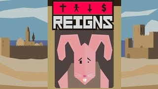 Reigns  Eating the Blue Mushroom  Lets Play Reigns Gameplay [upl. by Ruella139]