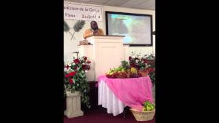 Premiere Eglise Haitienne de la Grace Charlotte NC  Easter 2013 Sermon [upl. by Quintina]