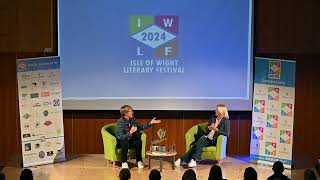 Clare Balding at the Isle of Wight Literary Festival 2024 Northwood House Cowes 6th October 2024 [upl. by Remy]