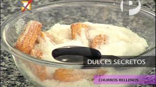 Dulces Secretos Churros Rellenos [upl. by Nassi]