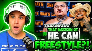 OFF TOP FREESTYLE  Rapper Reacts to That Mexican OT  quotSway Freestylequot [upl. by Glialentn622]