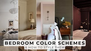 12 Bedroom Colour Schemes amp How To Choose The Perfect Palette For Your Bedroom [upl. by Norrab]