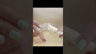 How to insert a tampon easily during your period shorts tampon periods [upl. by Dimah399]