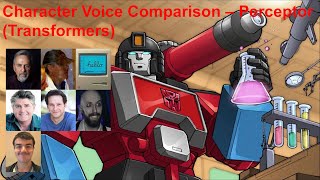 Character Voice Comparison  Perceptor Transformers [upl. by Sarat743]