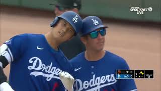 Shohei Ohtani Highlights Shohei Ohtani slams his second home run of Spring Training [upl. by Zetneuq]