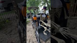 Home Depot Hearse and Horse Halloween Animatronics Acquired through Trade [upl. by Coryden]