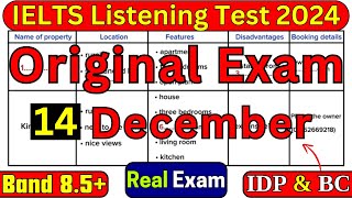 30 November 2024 IELTS Listening Test With Answers  IELTS EXAM  IDP amp BC [upl. by Llyrrad488]