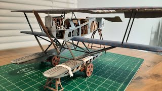 Model Plane with cutaway sections Wingnut Wings HansaBrandenburg [upl. by Ogdan]