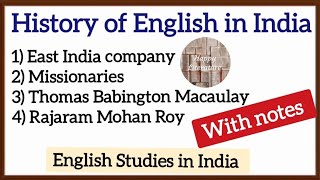 History of English in IndiaCircumstances that led to the introduction of English in India [upl. by Idzik]