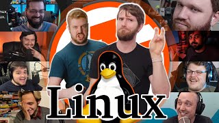 LTTs Linux Daily Driver Challenge Reaction Supercut [upl. by Meris]