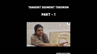 Tangent Segment Theorem  Part 1  Circles  LearnWithFun06 [upl. by Patricio498]