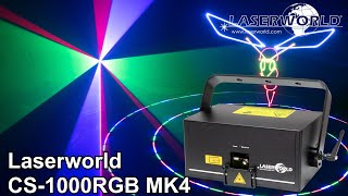 Laserworld CS1000RGB MK4 product video [upl. by Nodnnarb172]