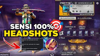 CON ESTAS DOS APPS SERÁS 100 TODO ROJO ☠️🥷  SENSIBILIDAD PERFECTA 🎯 FREE FIRE 2024 [upl. by Kind]