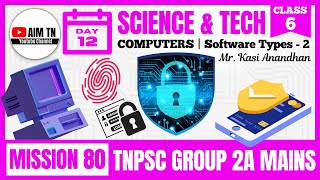 Science amp Tech  Computer  Class  6  Software Types  II  Mr Kasi Anandhan  Mission 80 [upl. by Assila]