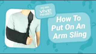 How To Put On An Arm Sling [upl. by Emelun]