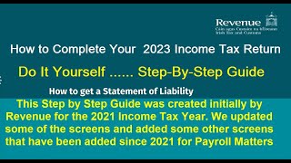 How to Complete an Income Tax Return for 2023 [upl. by Hewart957]