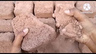 ASMR Edits ASMR Crumbling Red Grey Soft sand texture Dirt Dry Wet Floor Crumbling  ASMR SHABANA [upl. by Penni985]