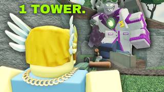 1 Gatling Gun VS All Of Intermediate Mode  Roblox Tower Defense Simulator TDS [upl. by Carly]