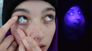 DIY Spooky Glow in the Dark Eyes Halloween Prop Tutorial [upl. by Marentic]