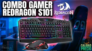 COMPRÉ EL KIT GAMER MÁS BARATO CalidadPrecio  Combo Teclado y Mouse Redragon S101 [upl. by Annyl]