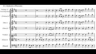 Johann David Heinichen  Concerto in G major S215 w score [upl. by Yerffoeg]