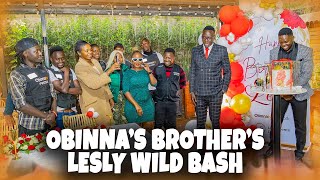 Inside Oga Obinna’s Brother Lesly Most Expensive Birthday Attended by Oga Obinna’s Crew [upl. by Lezti]