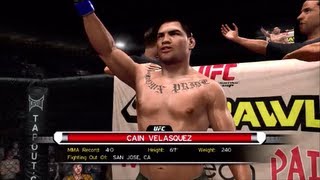 UFC Undisputed 2009 Cain Velasquez vs Brock Lesnar [upl. by Zarihs154]