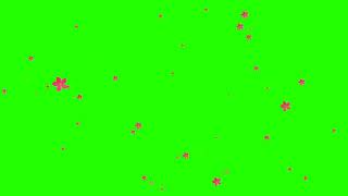 Green Screen Flower Falling  Chroma Flower  Free Footage Stocks [upl. by Gnut887]