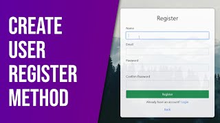 10  Create Registration Method In AspNet Core MVC App [upl. by Jann19]