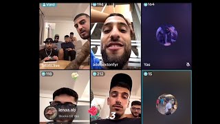 Adel Tatotii Ghost Alby Vulkanen Yas amp Raffe TikTok Live [upl. by Air]